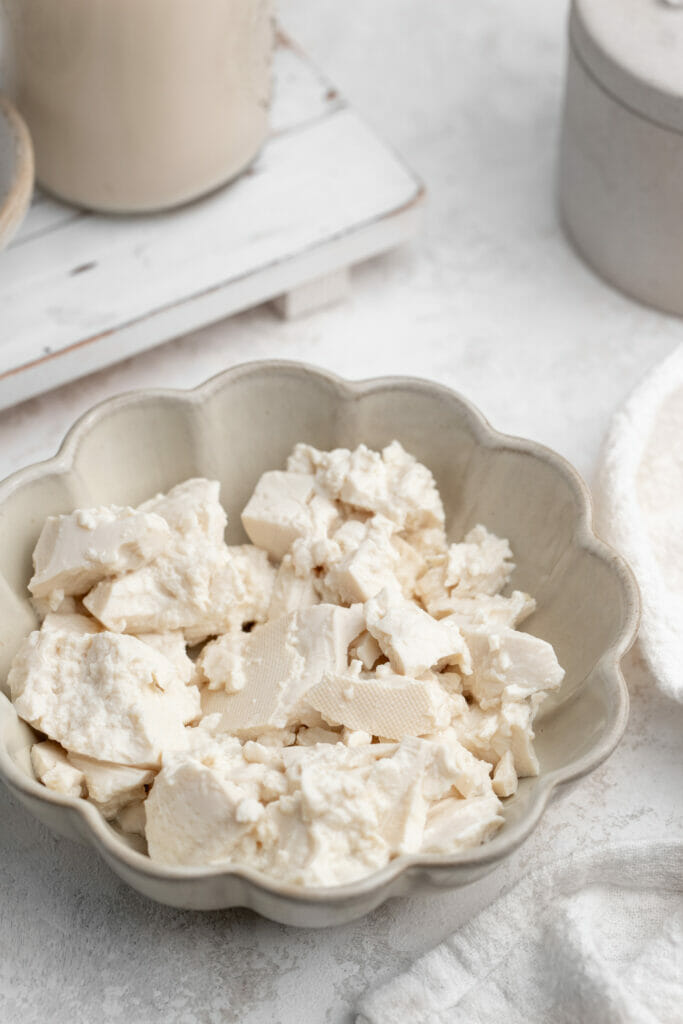 silken tofu, an ingredient to add protein to smoothies without protein powder