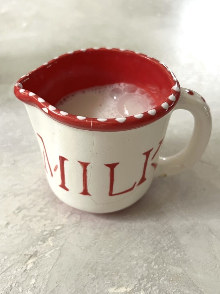 small pitcher milk