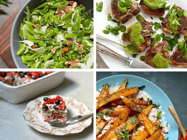 curated easter menu