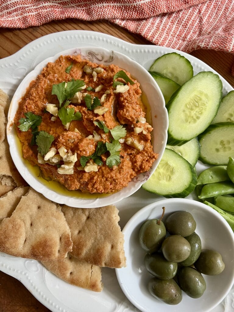 how to make mezze and muhammara recipe