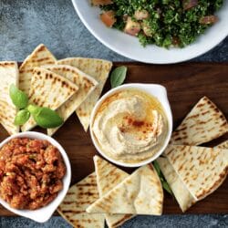 how to make a mezze platter including muhammara
